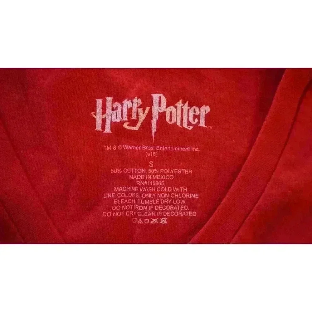 Harry Potter Women's Red "I Solemnly Swear" Short Sleeve Graphic T-Shirt, Size S - Picture 5 of 9